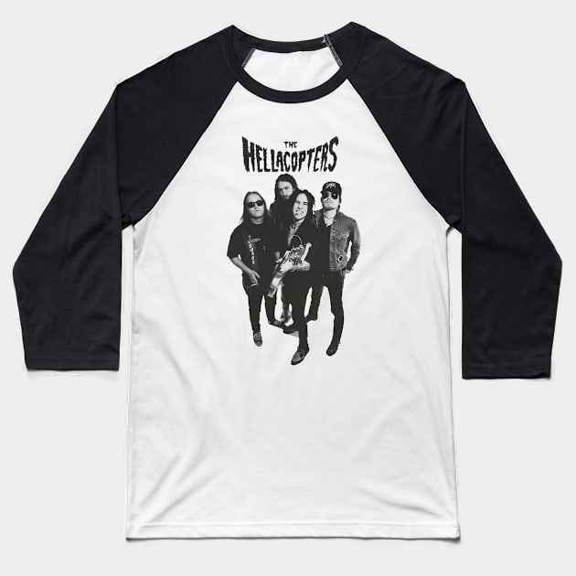 The Hellacopters Baseball T-Shirt by CosmicAngerDesign
